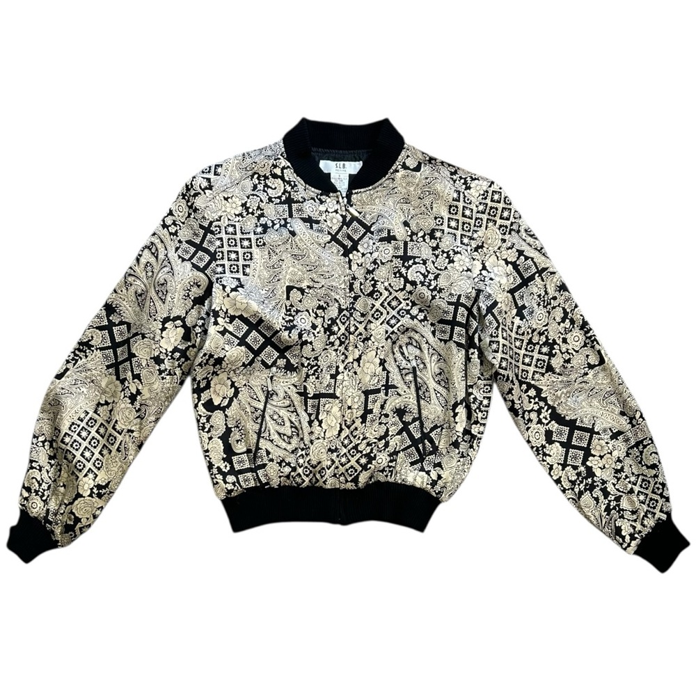 Vintage SLB by Sunny Leigh Silk Bomber